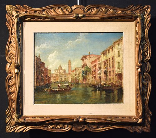 Coppia di Vedute Veneziane - Giudecca e Canal Grande